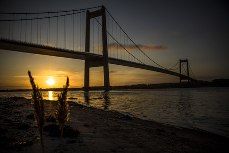 The sunsetの写真素材