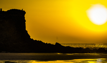 The sunsetの写真素材