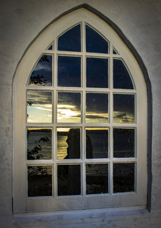 The sunsetの写真素材
