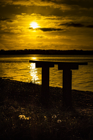 The sunsetの写真素材