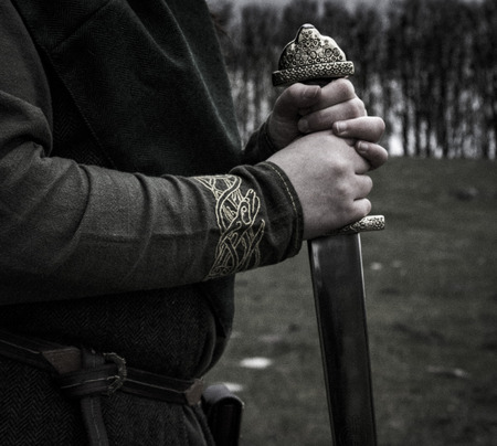 The female viking. Shot in Denmarkの写真素材