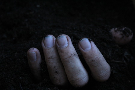 The dead handの写真素材