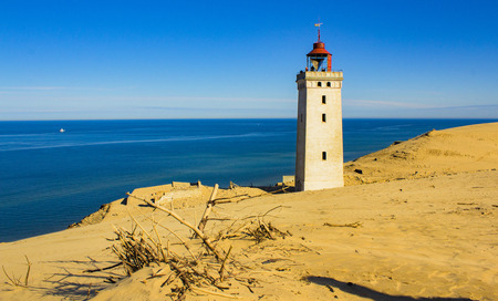 The old lighthouse. Shot in Denmarkの写真素材