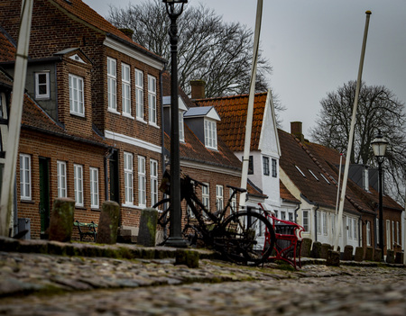 The old town. Shot in Denmarkの写真素材