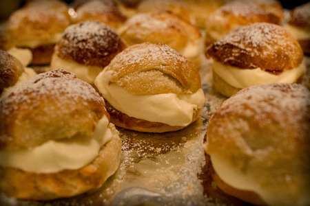 The Danish cream cakesの写真素材