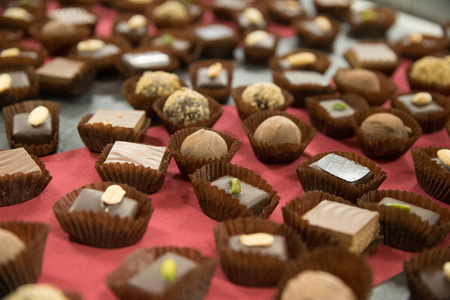 Danish chocolateの写真素材