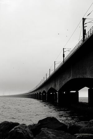 The Great Belt Bridge in Denmark