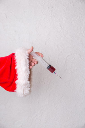 All I want for Christmas is a vaccineの写真素材