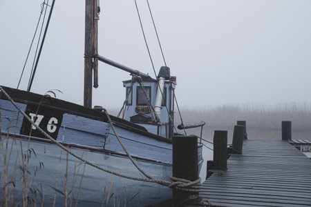 The beautiful little harbor at the Danish Western coast