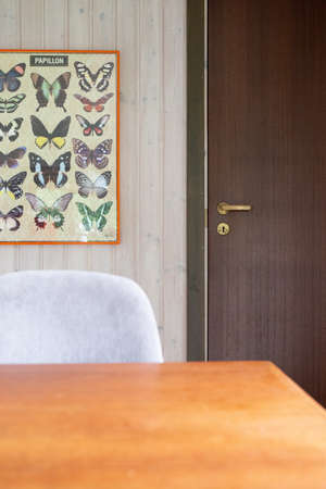 The beautiful summer house interior