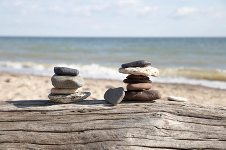 The beautiful beach in Fredericiaの写真素材