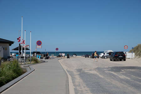 The beautiful Danish Western coastのeditorial素材