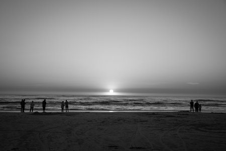 The beautiful Danish Western coastの写真素材