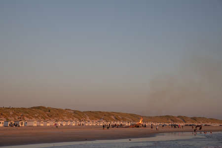 The beautiful Danish Western coastの写真素材