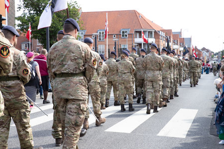 The 6th of July celebration in Fredericia, Denmarkのeditorial素材