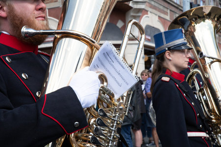 The 6th of July celebration in Fredericia, Denmarkのeditorial素材