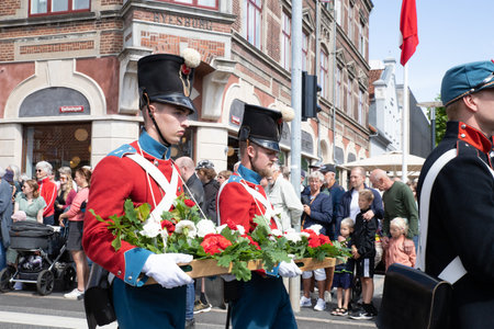 The 6th of July celebration in Fredericia, Denmarkのeditorial素材