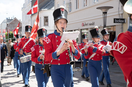 The 6th of July celebration in Fredericia, Denmarkのeditorial素材