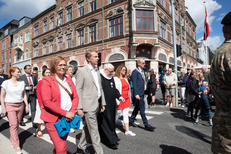 The 6th of July celebration in Fredericia, Denmarkのeditorial素材
