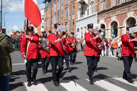 The 6th of July celebration in Fredericia, Denmarkのeditorial素材