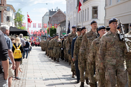 The 6th of July celebration in Fredericia, Denmarkのeditorial素材