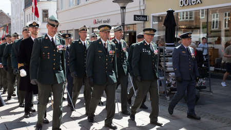 The 6th of July celebration in Fredericia, Denmarkのeditorial素材