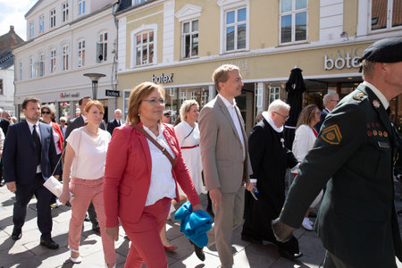 The 6th of July celebration in Fredericia, Denmarkのeditorial素材