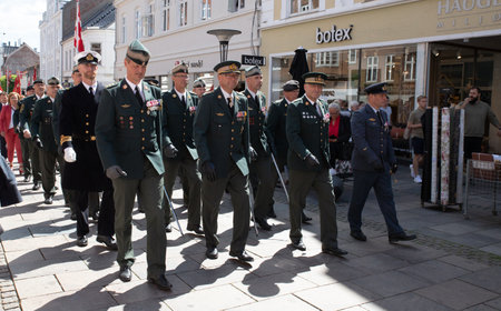 The 6th of July celebration in Fredericia, Denmarkのeditorial素材