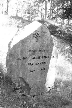 The Danish WW2 Freekorps Denmark Memorialの写真素材