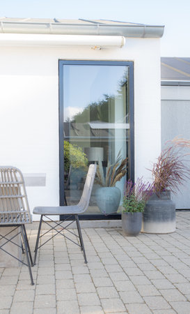 The beautiful Danish modern homeの写真素材