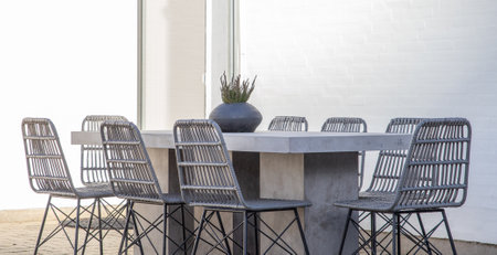 The beautiful Danish modern homeの写真素材