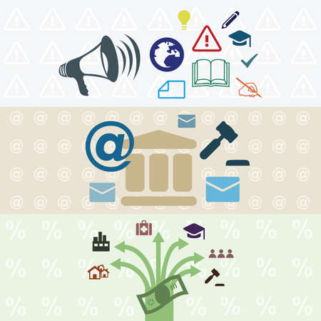 website banners, vector illustrationのイラスト素材