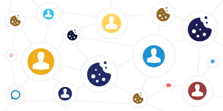 vector illustration of personal and robots profile pictures for chatbot human interactions