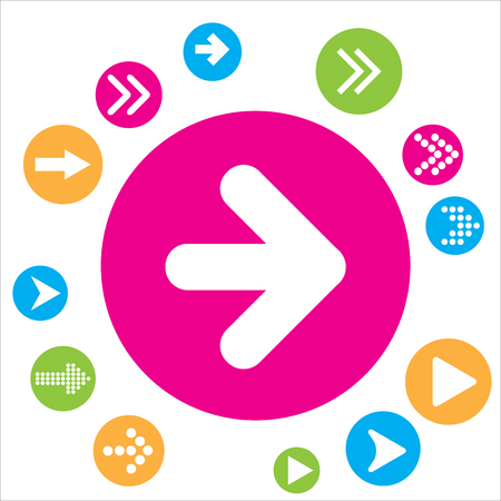 Arrow icon set