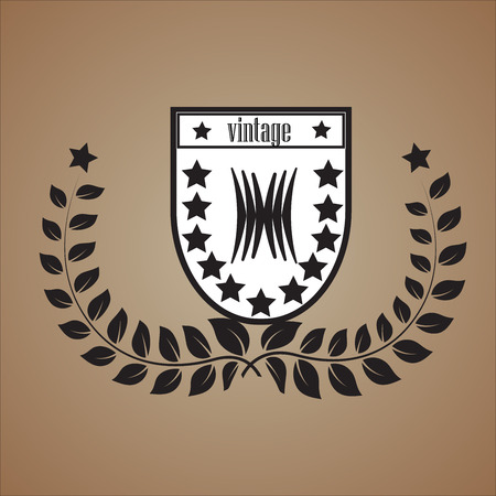 Retro Vintage . Vector design elements, business signs, logos, identity, labels, badges and objects.のイラスト素材