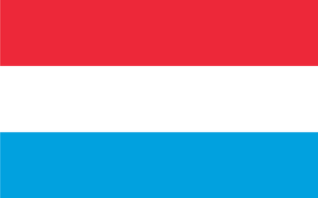 Luxembourg flagのイラスト素材