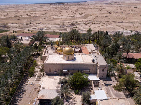 Franciscan order Saint John the Baptist Monastery near the Jordan River, Israel.