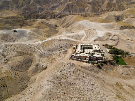 Nabi Musa, Prophet Moses burial site in Judean desert,の写真素材
