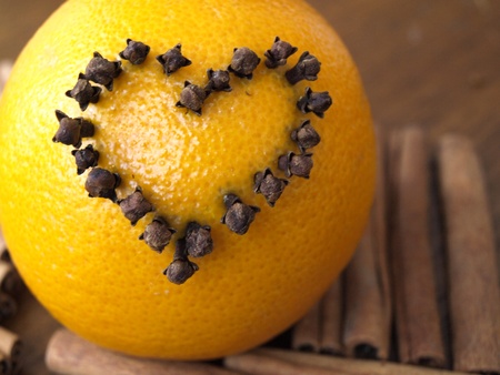clove heartの写真素材