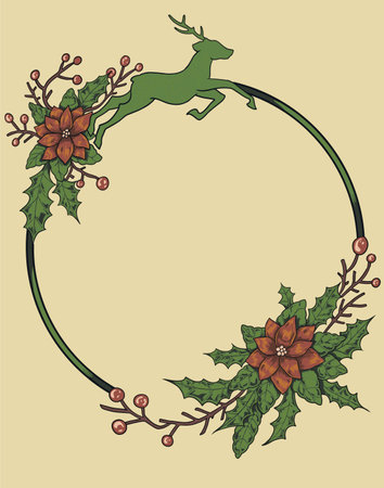 suitable for Christmas layouting banner and promotion eventのイラスト素材