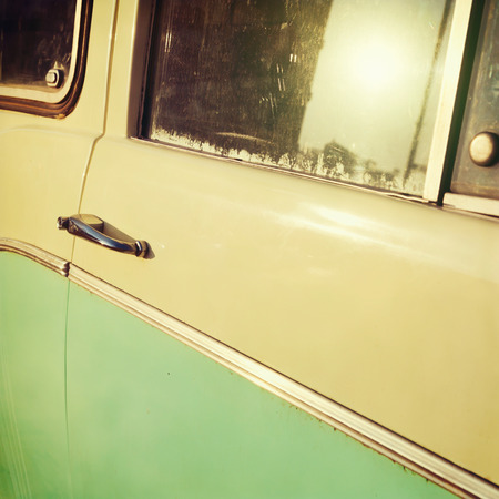 Vintage car detail backgroundの写真素材