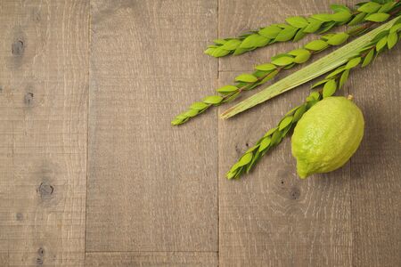 Jewish holiday Sukkot celebration background