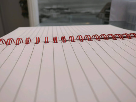 Ruled notebook