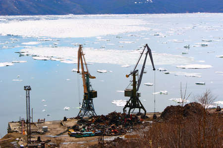 tower craneの写真素材