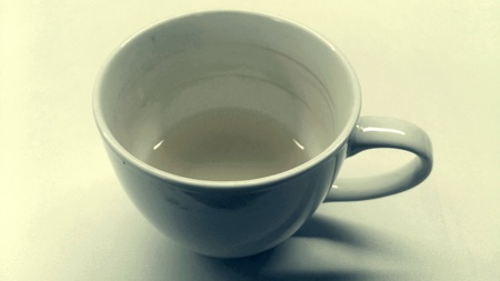 White ceramic mug