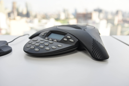 IP Phone - Conference deviceの写真素材