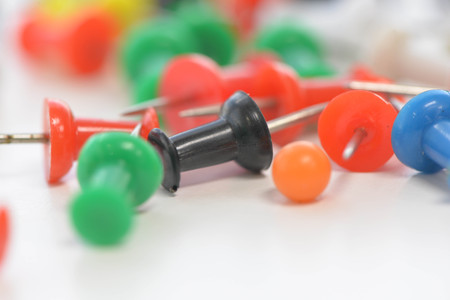 Colorful of pins