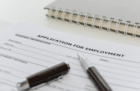 Application form to applying for a job