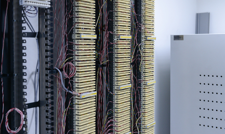 PABX telephone exchange, wires Between Circuit Board
