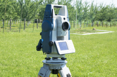 Photographed during the measurement pitch for the football stadium.